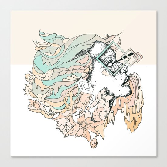 P L U M Canvas Print