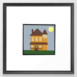 A house.  Framed Art Print