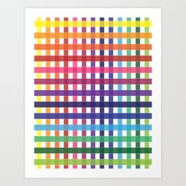 Escala de colores Art Print