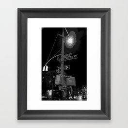 Harlem at Night Framed Art Print