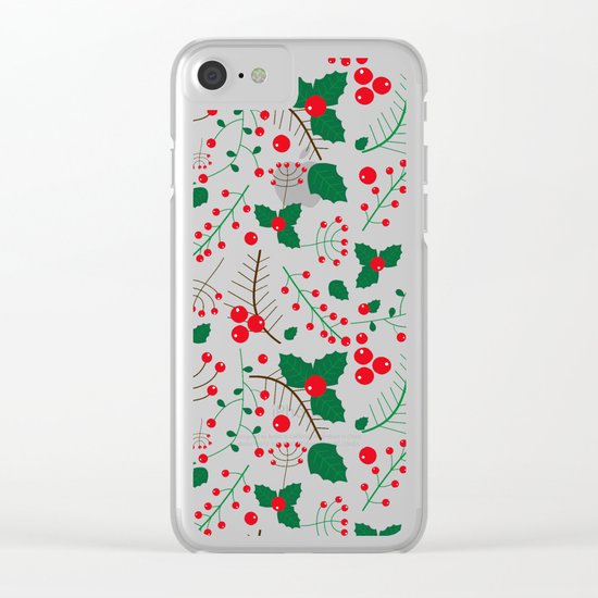 mistletoe Clear iPhone Case