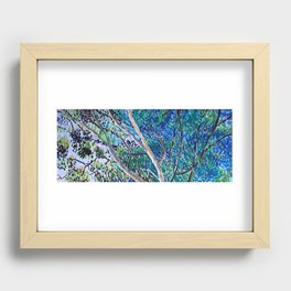 Eucalyptus Swirl Recessed Framed Print