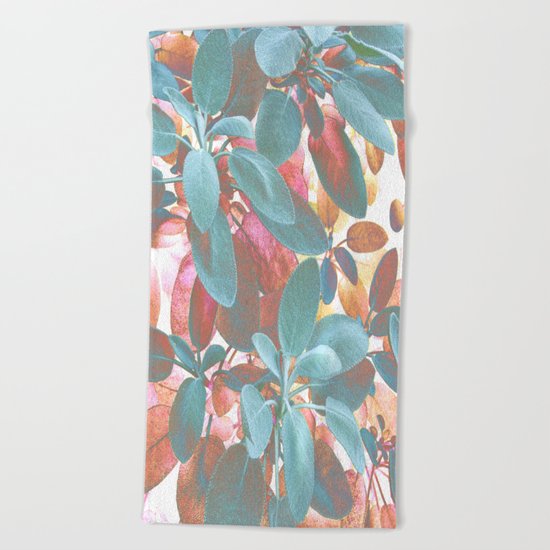 Leaves Wonder Beach Towel