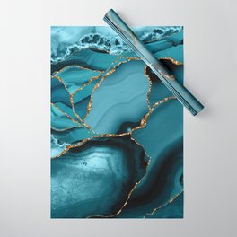 Iceberg Marble Wrapping Paper
