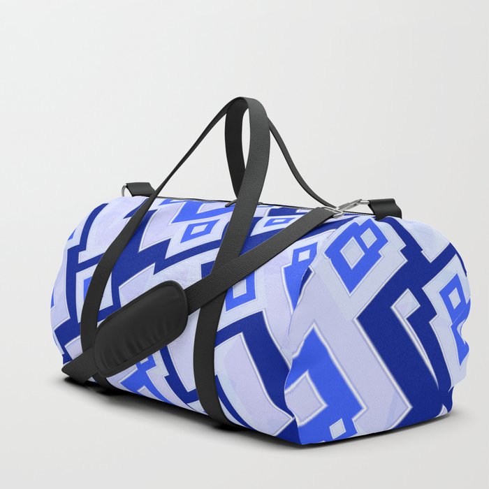 Merging Squares Duffle Bag by Eric Pauker | Society6