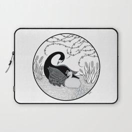 Black Swan and Moonlark Laptop Sleeve