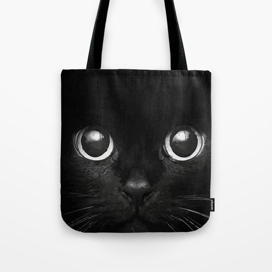 Black Cat Tote Bag