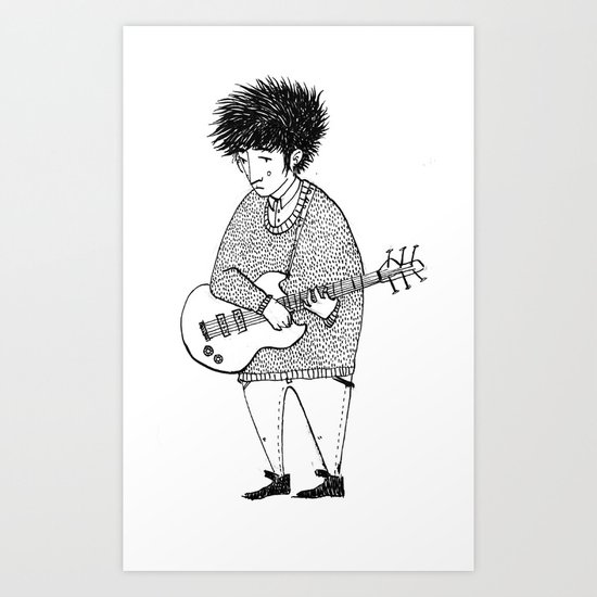 Shoegazer random Art Print