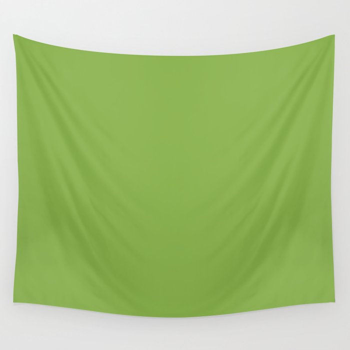 Green Apple - Solid Color Collection Wall Tapestry