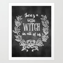 A Little Witch Art Print