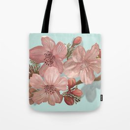Japanese Painting of Cherry Blossom Tote Bag