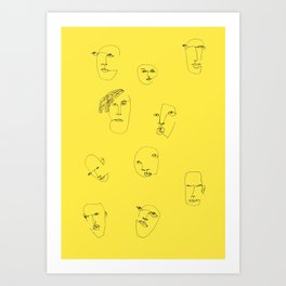 Feeling yellow Art Print