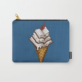 Ice Cream Books Carry-All Pouch | Surreal, Summer, Books, Student, Glace, Study, Book, Digital, Vacances, Livre 