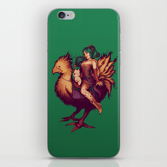 Mog's Chocobo Riding Club iPhone & iPod Skin