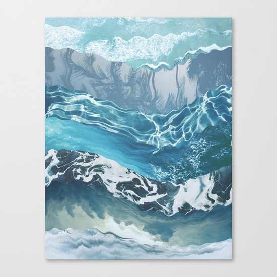 Sea abstract Canvas Print