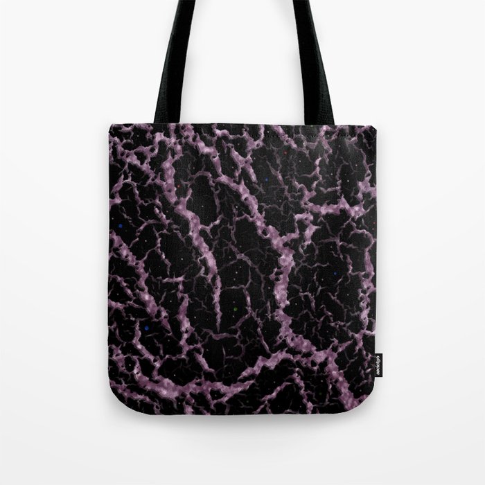 Cracked Space Lava - Glitter Pink Tote Bag