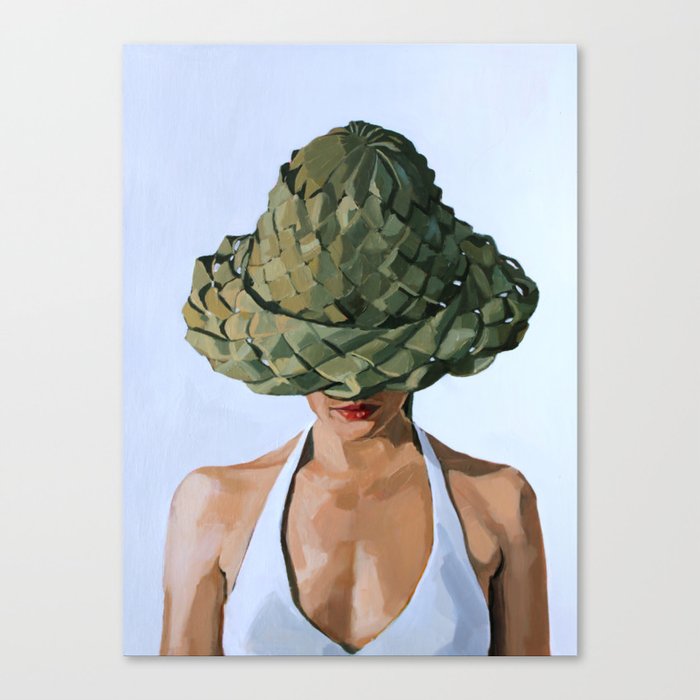 Sun Hat Canvas Print