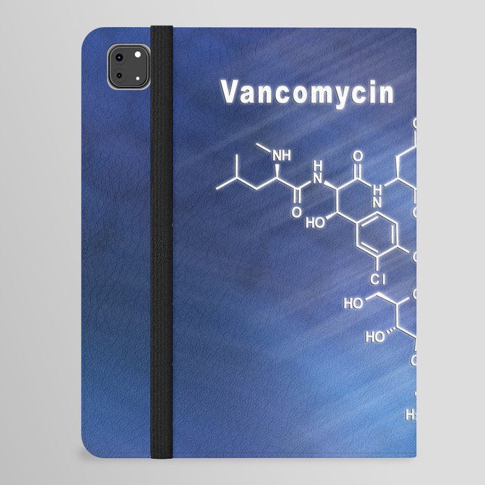 Vancomycin molecule, antibiotic, chemical structure iPad Folio Case