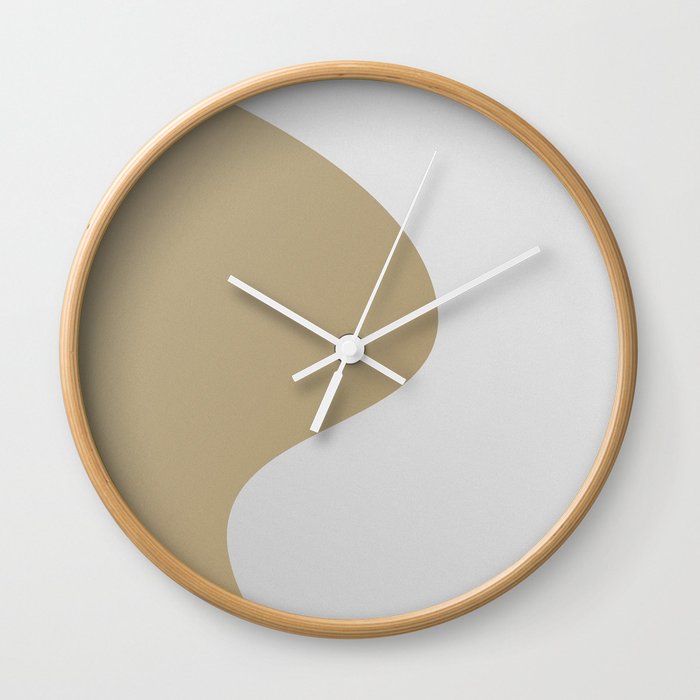 Premium Photo  Stylish wall clock on white background