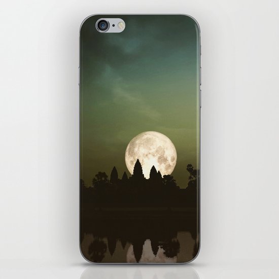 Angkor Wat Super Moon iPhone Skin