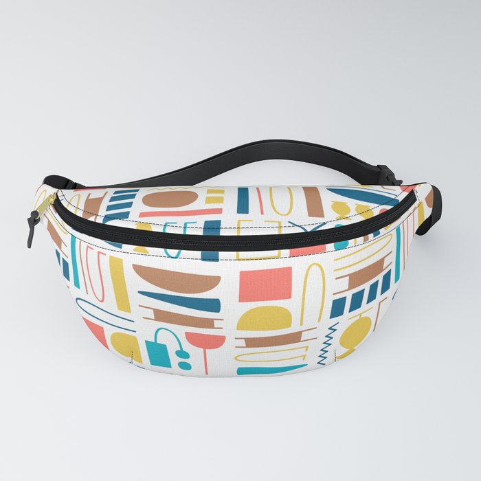 Egyptian pictograms pattern design_01 Fanny Pack