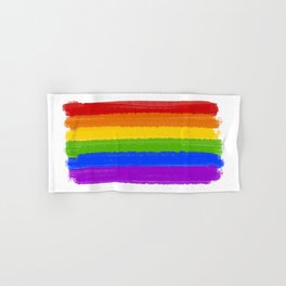Rainbow Pride Flag Hand & Bath Towel