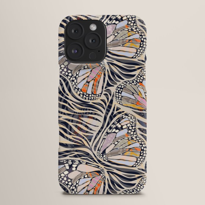 Abstract Retro Boho Butterfly Zebra Pattern • Earthy Nature