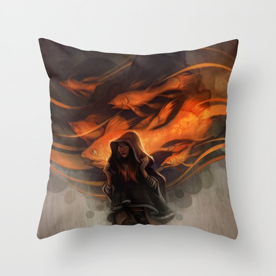 Seastorm Throw Pillow