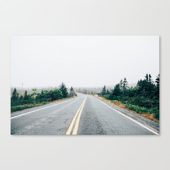 Nature drive Canvas Print