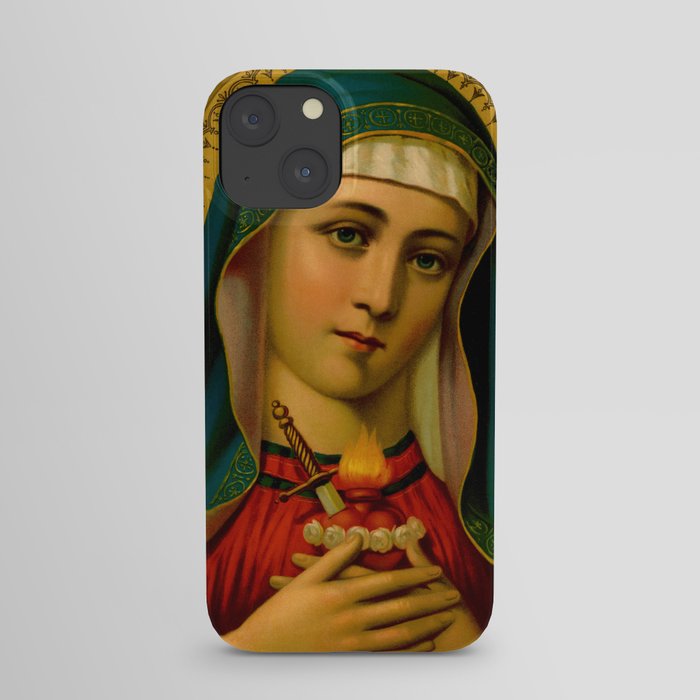 Holy Heart of Mary by Weiszflog Brothers iPhone Case