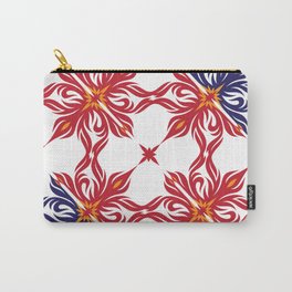 Floral Flow Carry-All Pouch