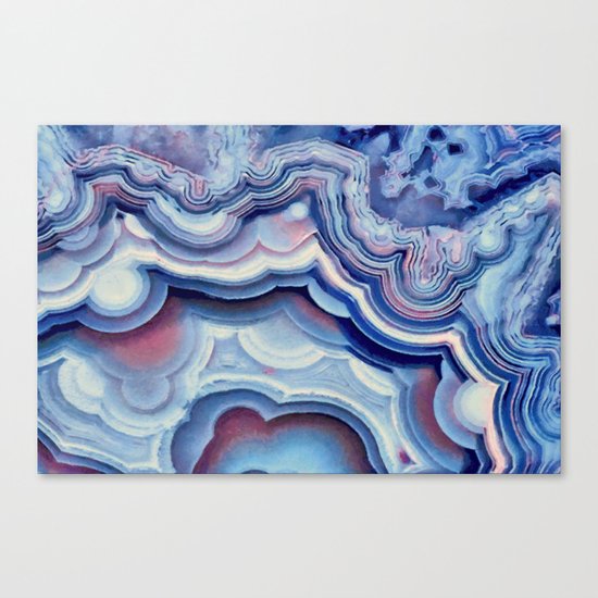 Agate lace Canvas Print