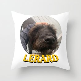 larry Throw Pillow | Graphicdesign, Pet, Gift, Dog 