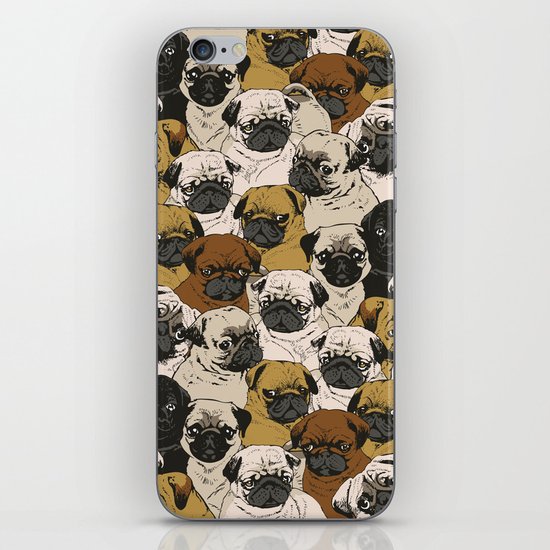 Social Pugz iPhone Skin