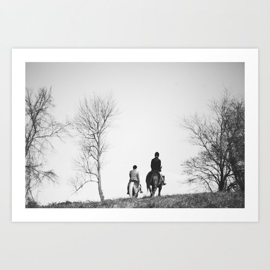 Horse Riders Art Print