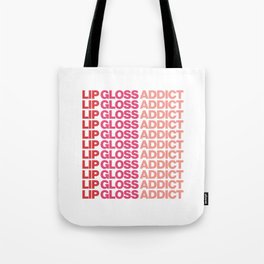 Haute Leopard Lip Gloss Addict Stylish Graphic Tote Bag