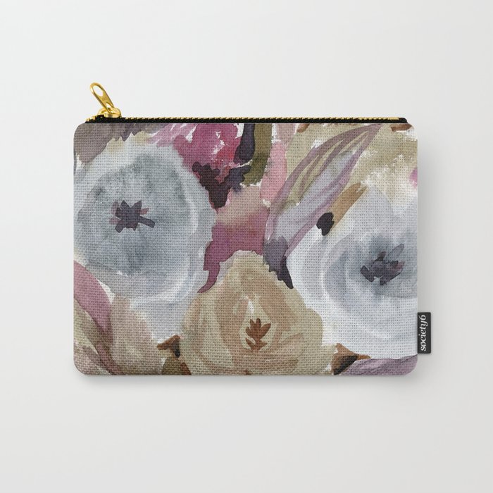 Floral 4 Carry-All Pouch