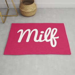 Milf Funny Quote Rug