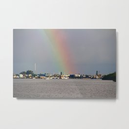 Rainbow over Sarasota Bay Metal Print