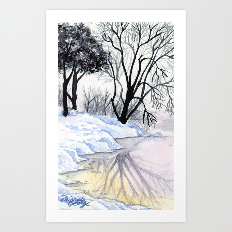 Frosty Morning Art Print By Priscillageorge Society6