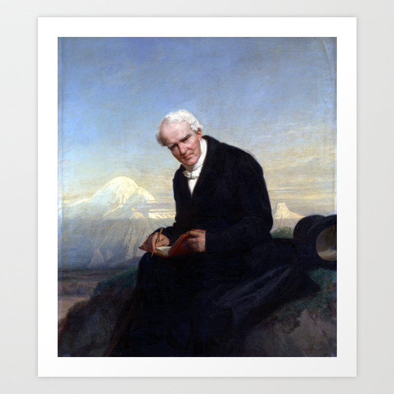 Julius Schrader Baron Alexander Von Humboldt Art Print By Pdpress