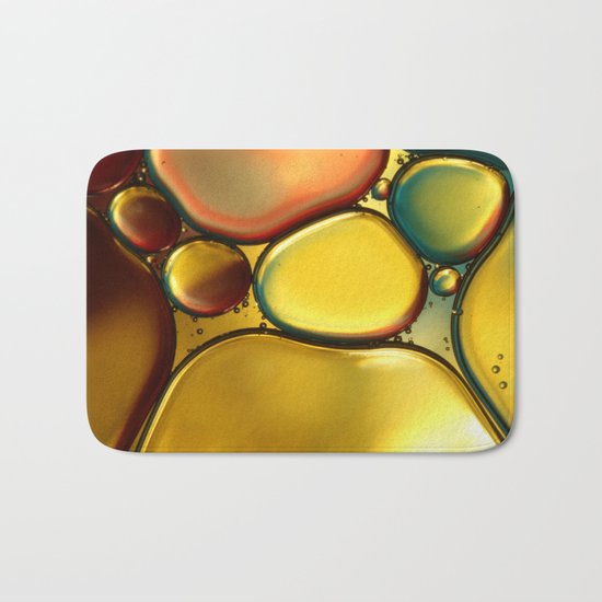 Oil & Water Abstract II Bath Mat