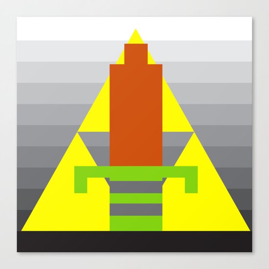 8-Bit Hero Canvas Print