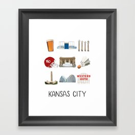 Kansas City, Missouri Framed Art Print