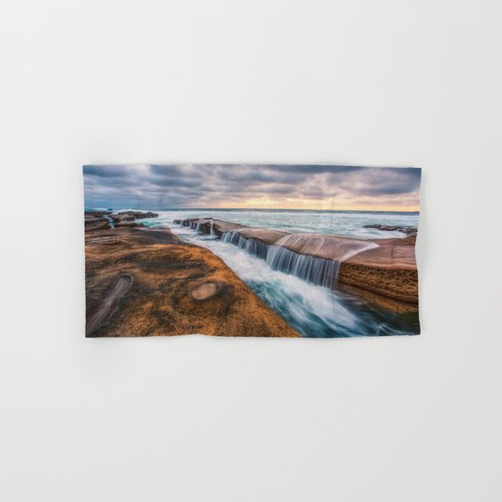 Ocean waves landscape Hand & Bath Towel