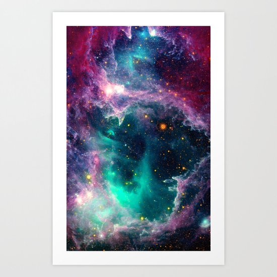 Pillars of Star Formation Art Print