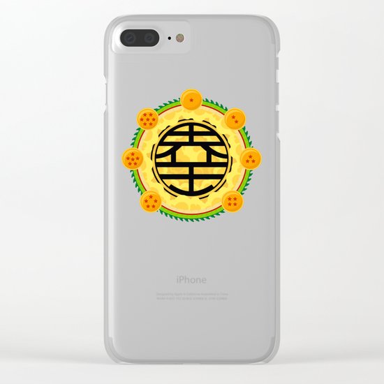 Goku's Kanji Clear iPhone Case