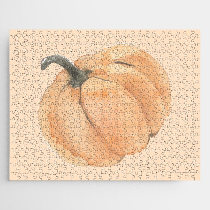 Watercolor Pumpkin Jigsaw Puzzle