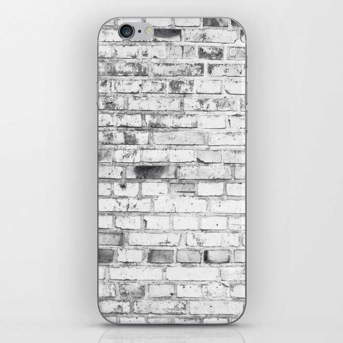Withe brick wall iPhone Skin