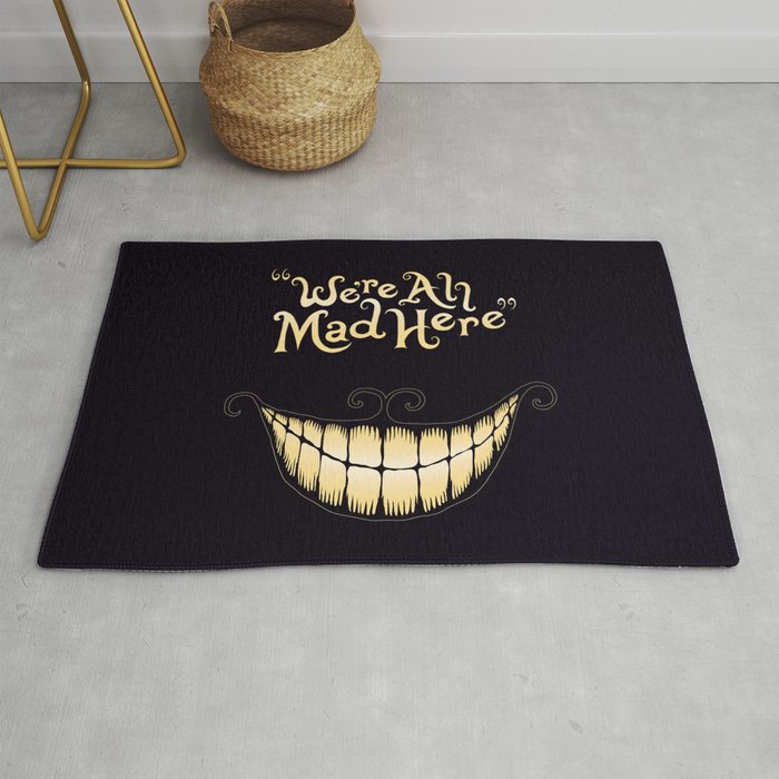 WE'RE ALL MAD HERE VINYL RUG - Junk GYpSy co.